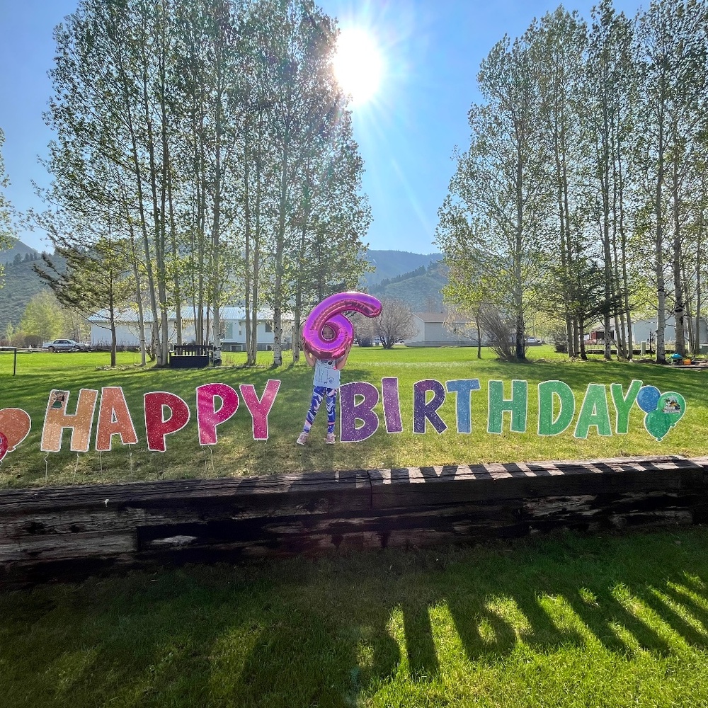 Happy Birthday Yard Sign